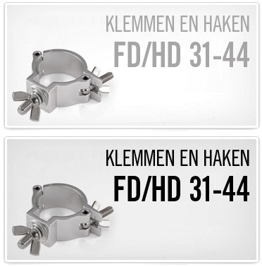 Klemmen en haken FD/HD 31-44